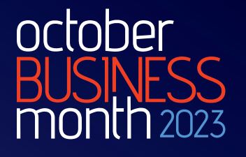 October Business Month logo